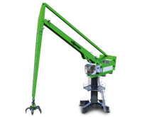 SENNEBOGEN Balance Umschlagmaschine Umschlagbagger 8240 EQ Zweischalengreifer Hafenumschlag