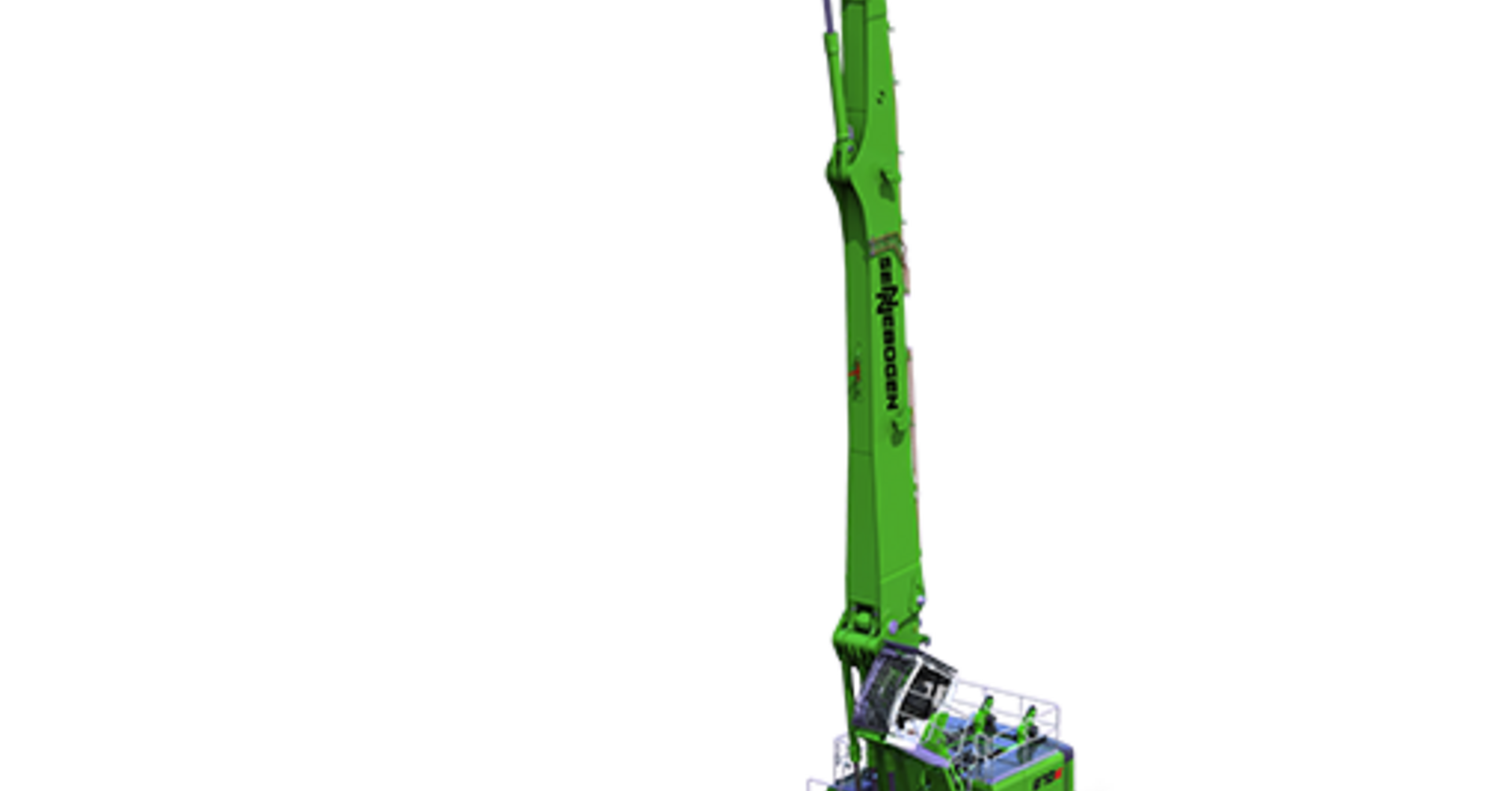 High reach demolition equipment SENNEBOGEN Asia Pacific