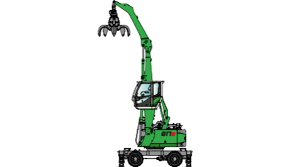 SENNEBOGEN 817 E Mobile material handler